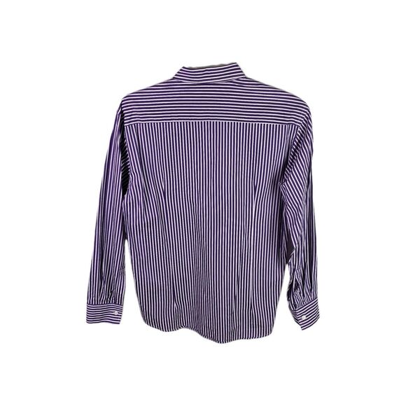 International Laundry Men's XL Fushia / White Striped Long-Sleeve Shirt - Picture 10 of 11